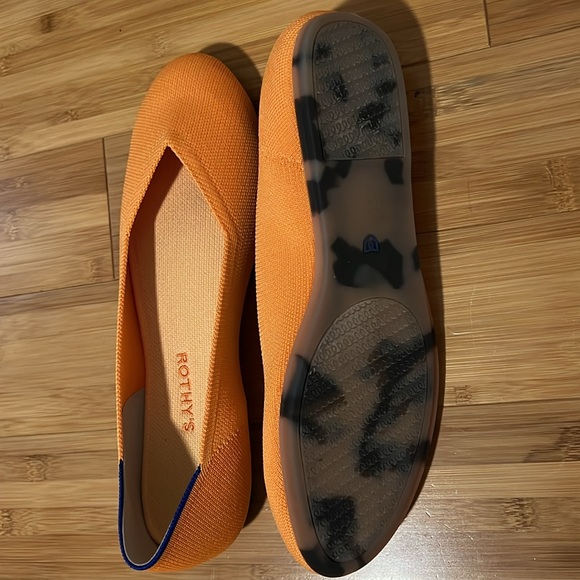 Rothy’s Tangerine flats size 12.5 - Picture 2 of 4